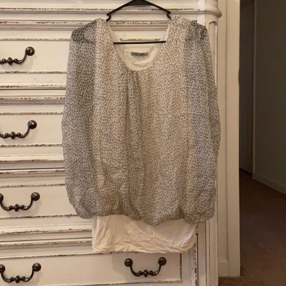 Cheetah print top